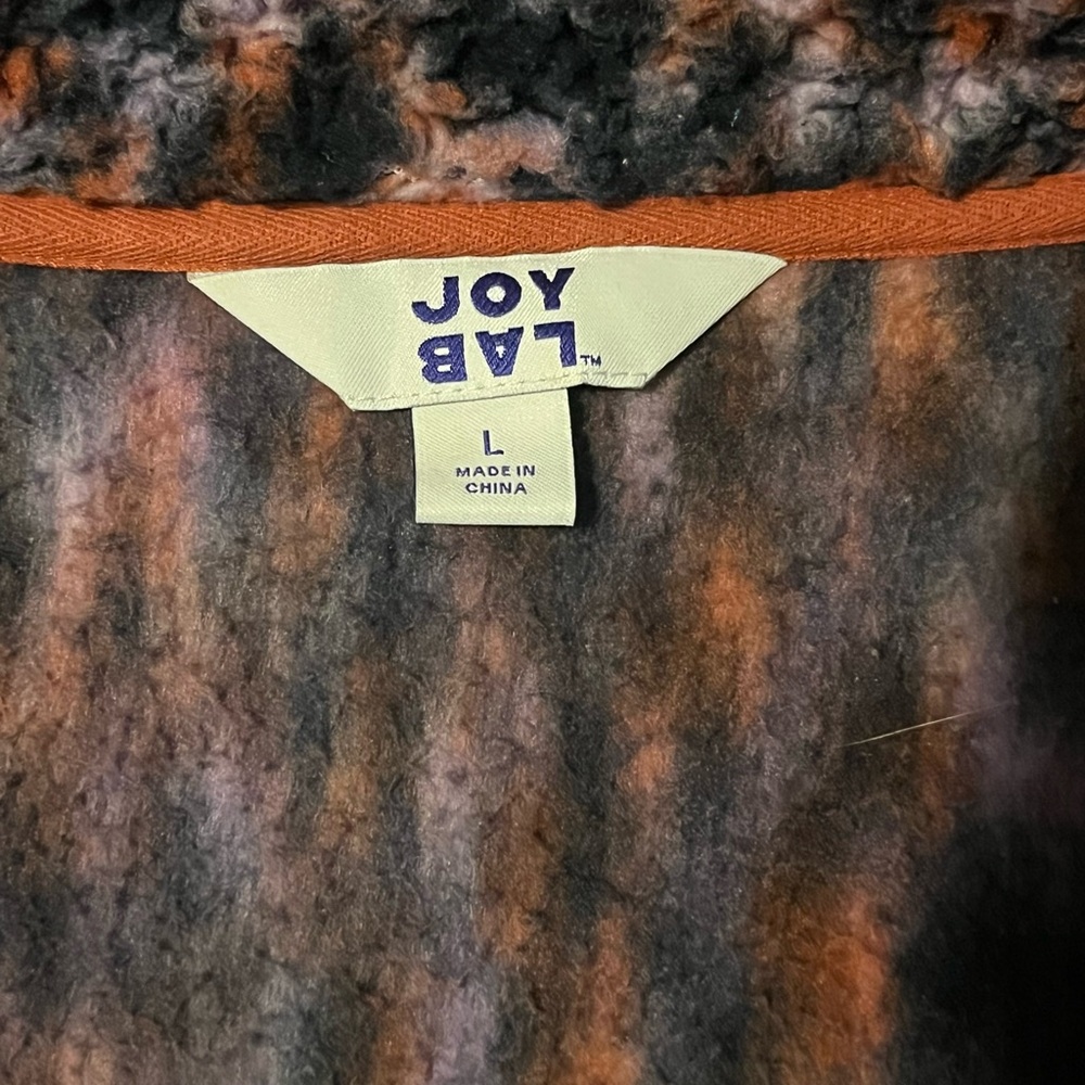 JoyLab Multicolor Fleece Pullover - Picture 4 of 4
